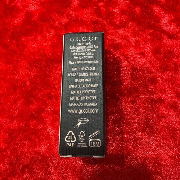 Gucci Mini Matte Lipstick Goldie Red 25★ • Brand New in Box - Picture 4 of 5